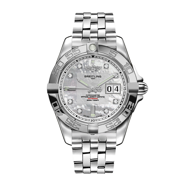 Breitling Stainless Steel / Pearl Diamond