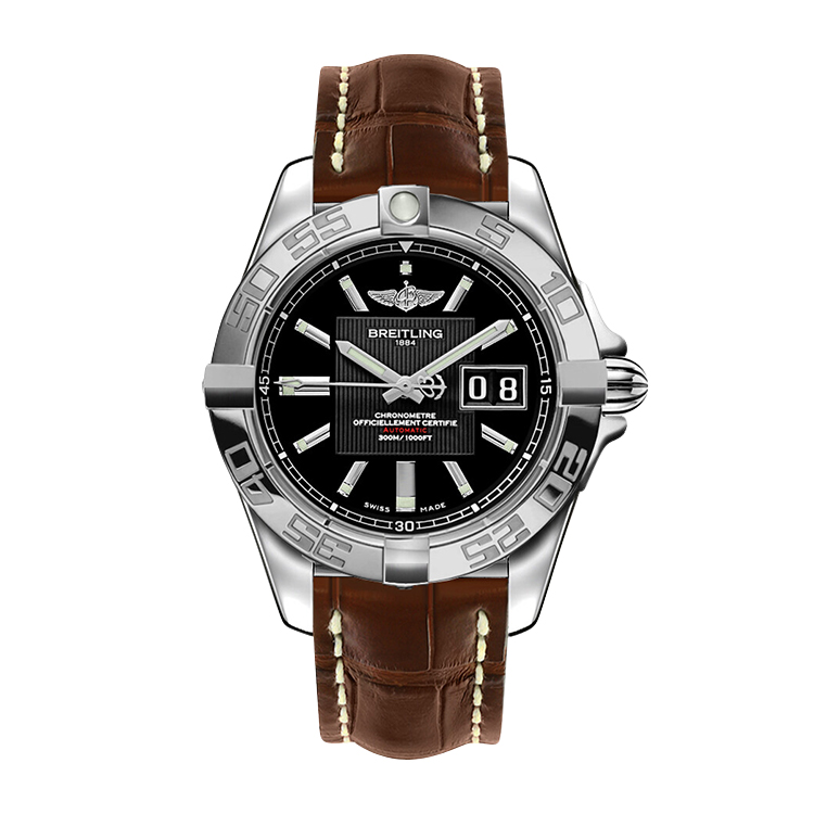 Breitling Stainless Steel / Trophy Black / Sahara
