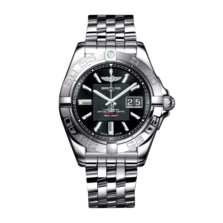 Breitling Stainless Steel / Trophy Black