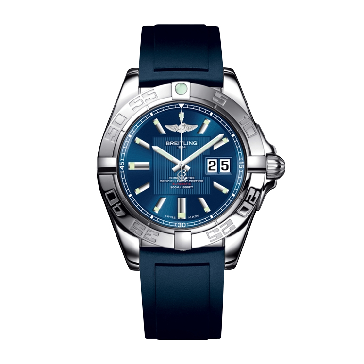 Breitling Stainless Steel / Metallica Blue