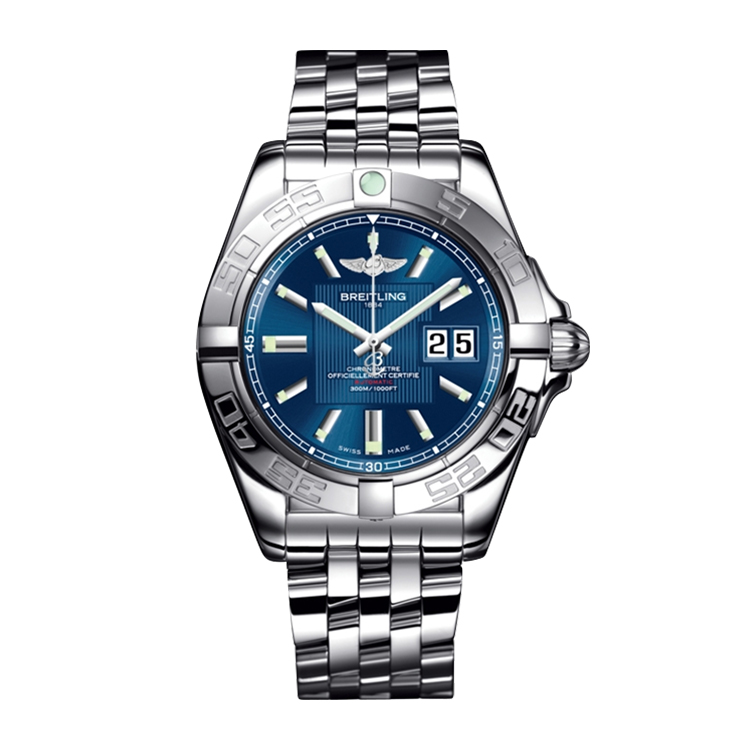 Breitling Stainless Steel / Metallica Blue