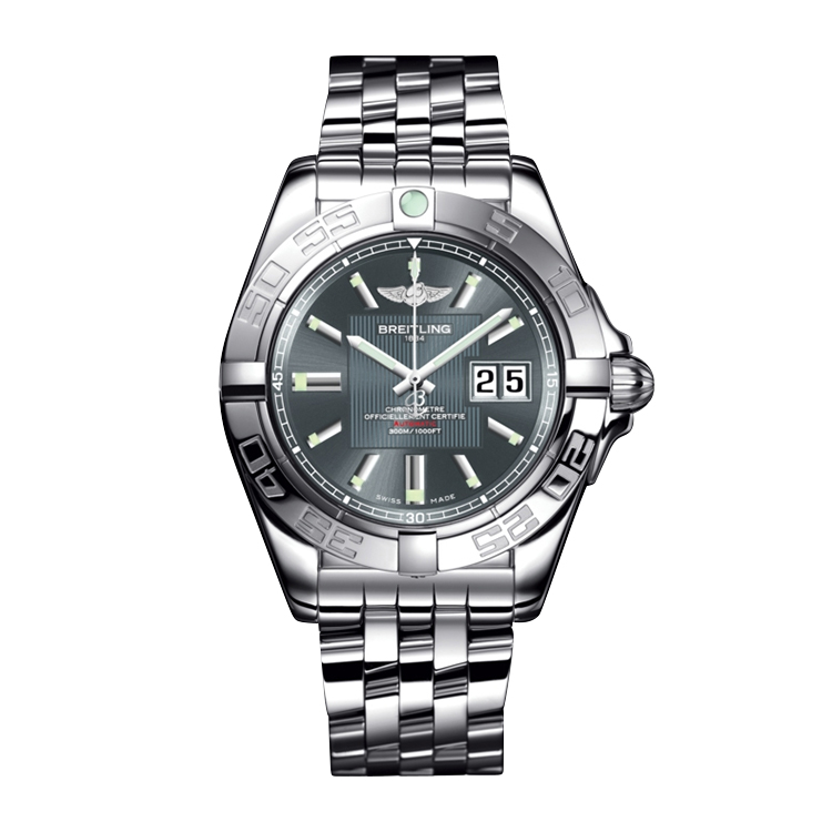 Breitling Stainless Steel / Tomcat Gray
