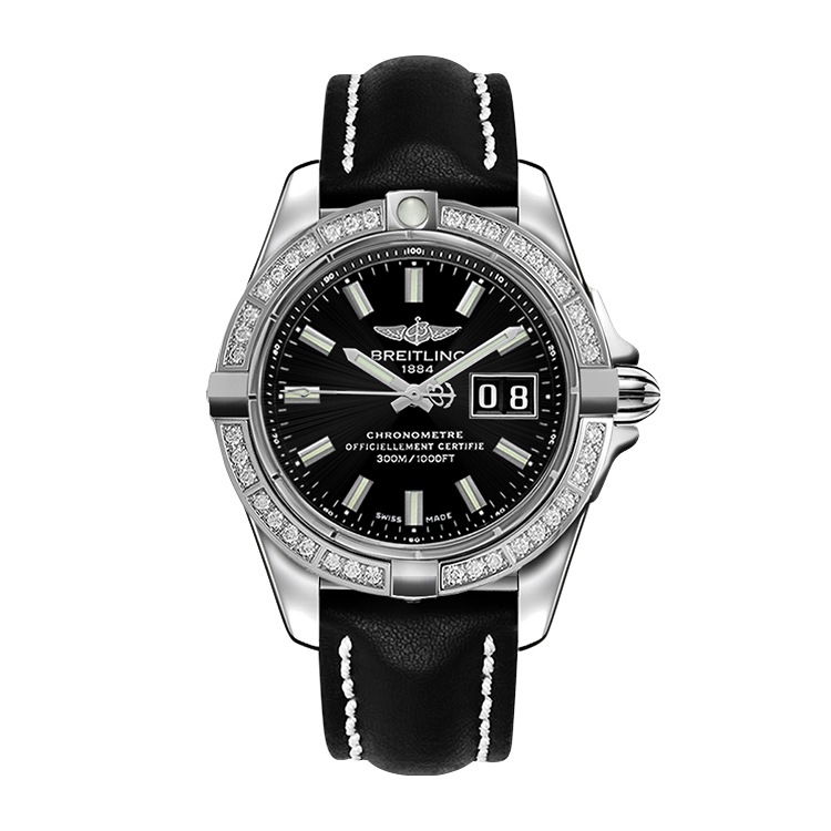 Breitling Stainless Steel / Diamond / Onyx Black