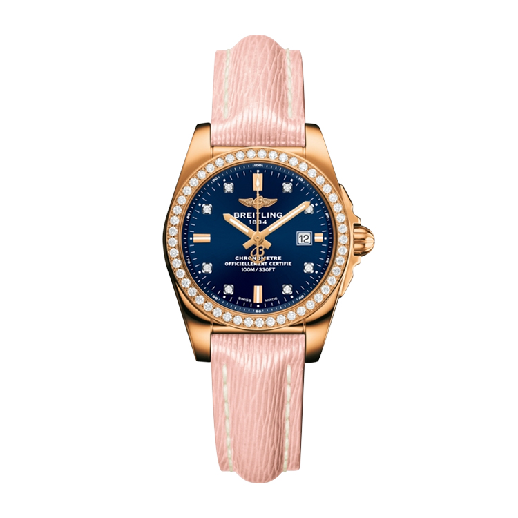 Breitling Rose Gold / Diamond / Horizon Blue Diamond / Sahara