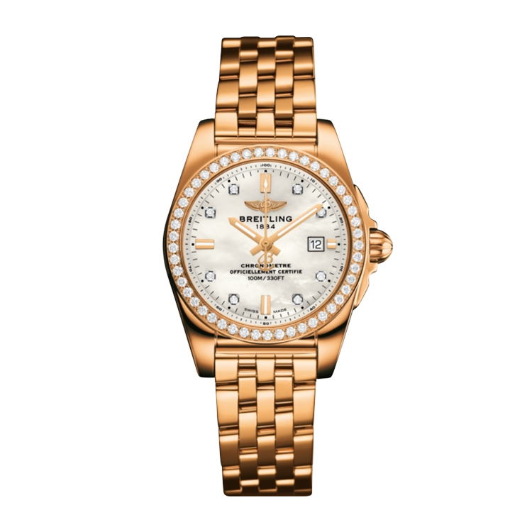 Breitling Rose Gold / Diamond / Pearl Diamond