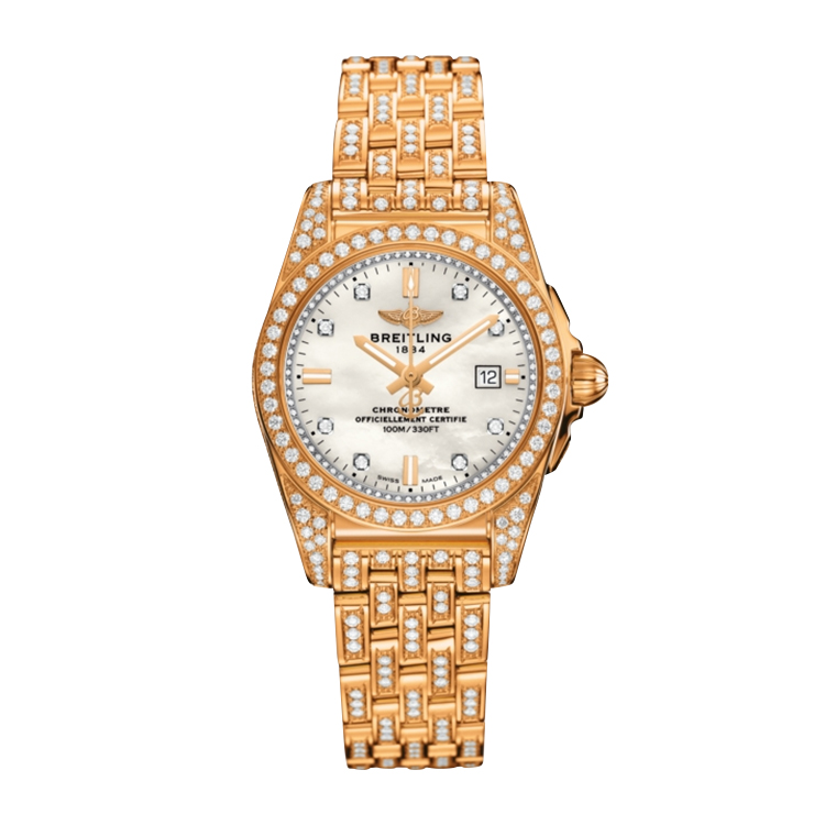 Breitling Rose Gold / Diamondworks / Pearl Diamond