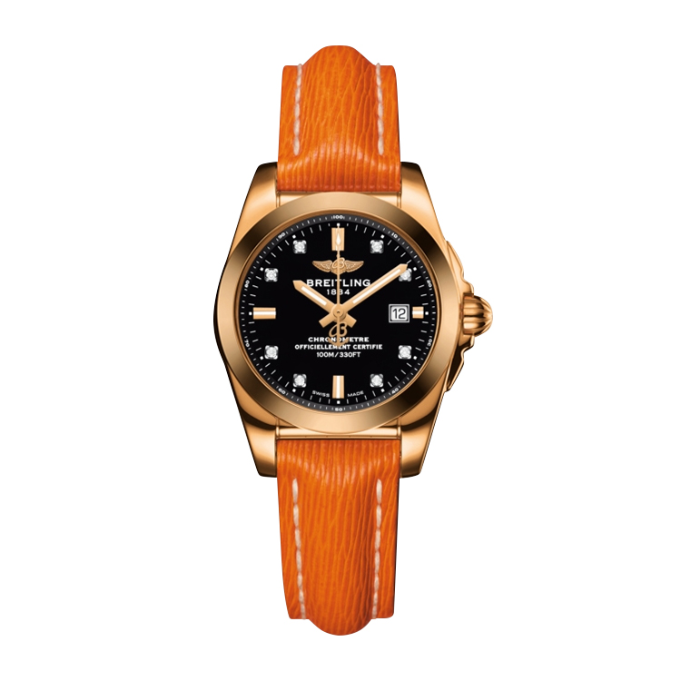 Breitling Rose Gold / Trophy Black Diamond / Sahara