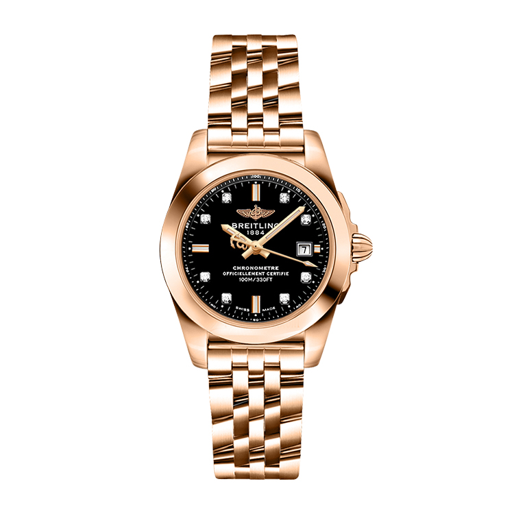 Breitling Rose Gold / Trophy Black Diamond
