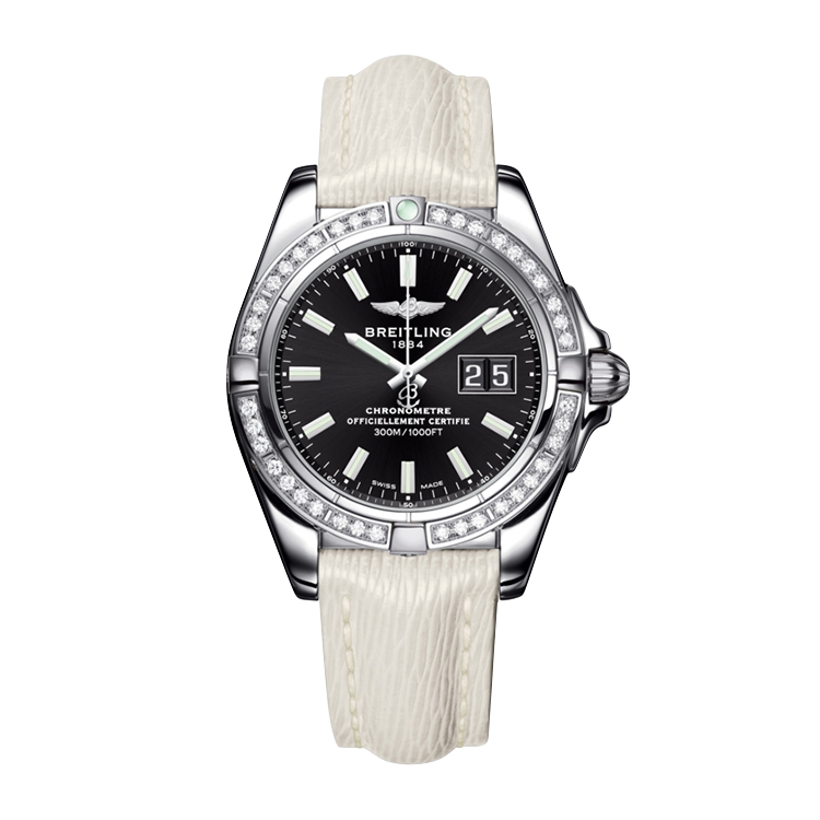 Breitling Stainless Steel / Diamond / Onyx Black / Sahara