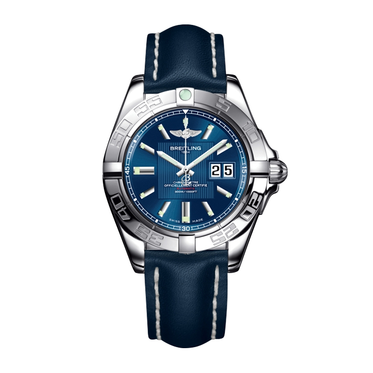 Breitling Stainless Steel / Metallica Blue