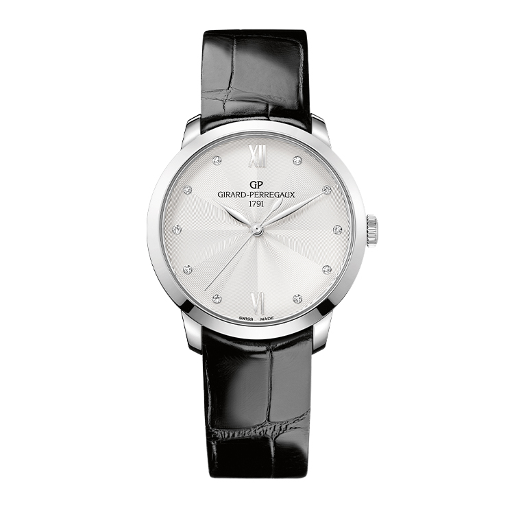 Girard-Perregaux 1966 36mm Stainless Steel / Silver / Alligator