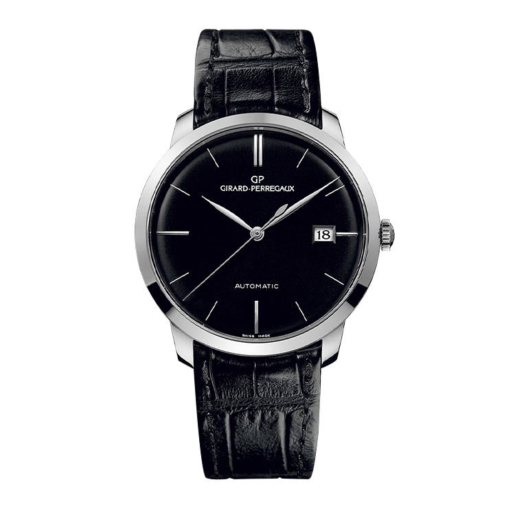 Girard-Perregaux 1966 38 White Gold / Black / Alligator