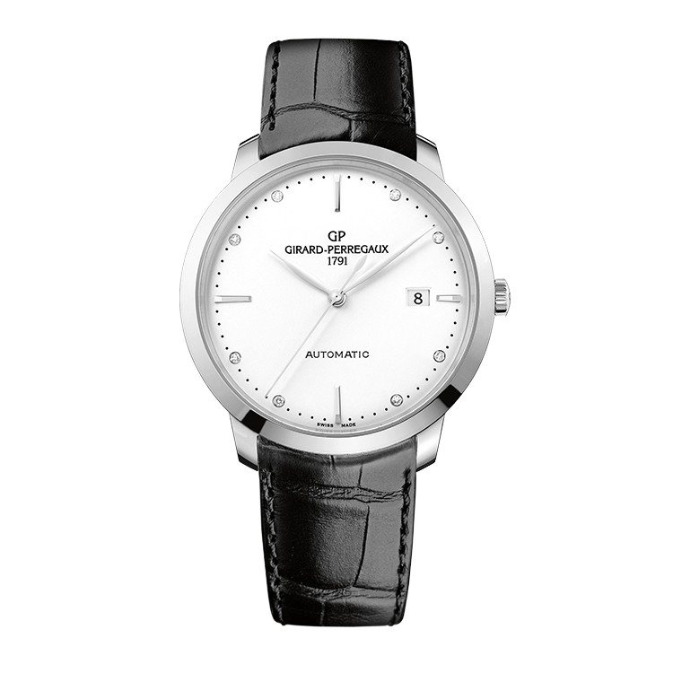 Girard-Perregaux 1966 40 Stainless Steel Black Alligator Strap