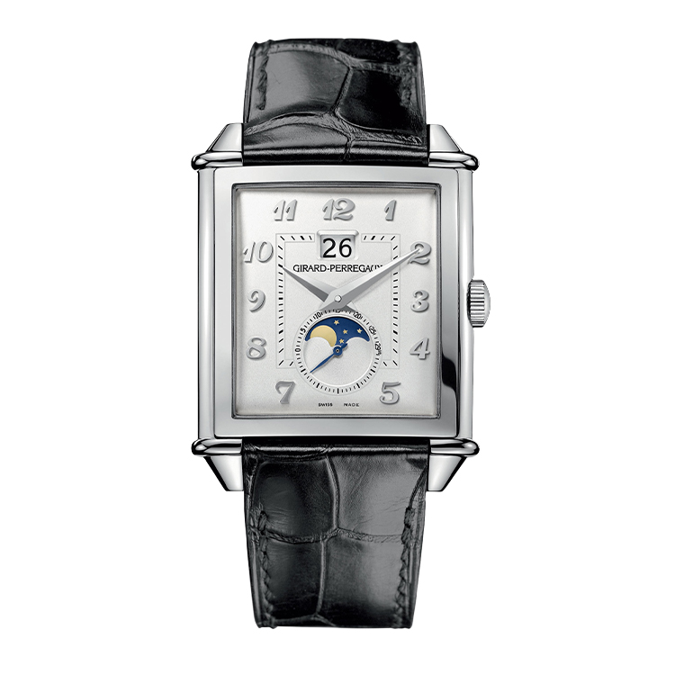 Girard-Perregaux Vintage 1945 XXL Large Date and Moonphases Stainless Steel / Silver
