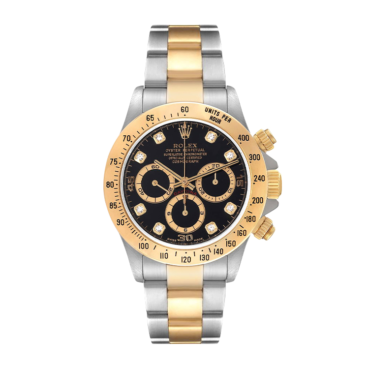 Rolex Two-Tone Zenith Black Dial