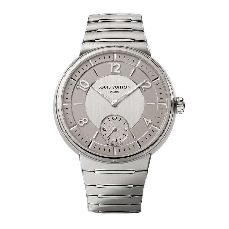 Louis Vuitton Tambour Automatic Stainless Steel / Silver / Bracelet