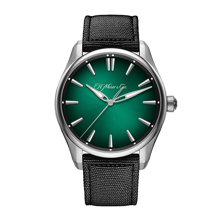 H. Moser & Cie Stainless Steel / Cosmic Green