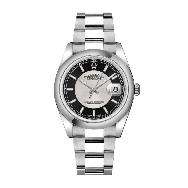Rolex Silver Black Tuxedo Stick 2007