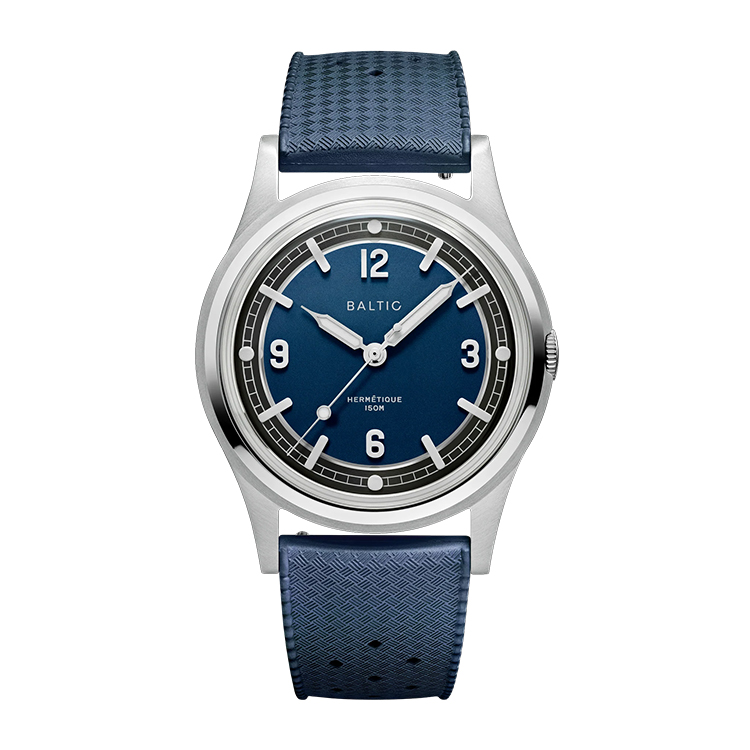 Baltic Hermetique Tourer Blue Blue/Navy Dial Straps
