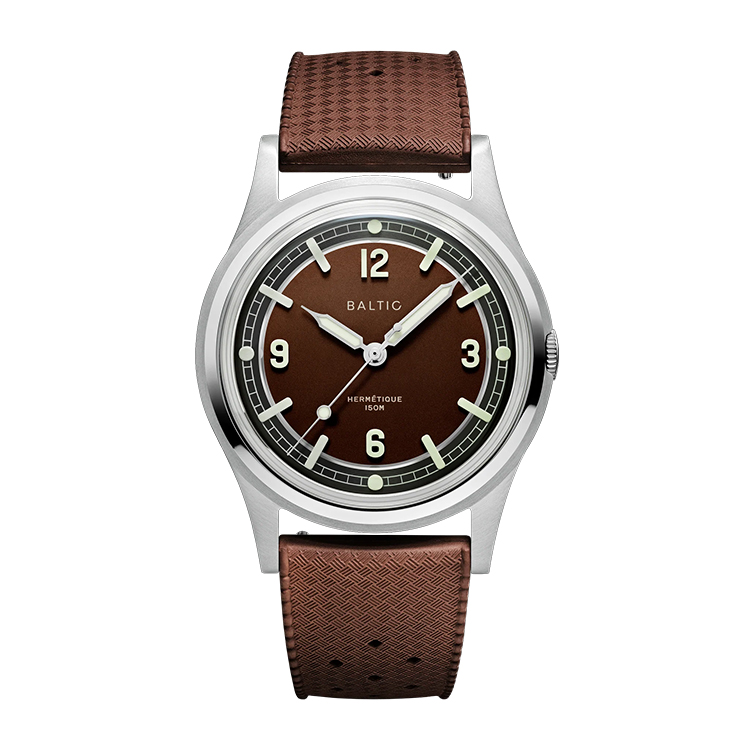 Baltic Hermetique Tourer Brown Brown Dial Straps
