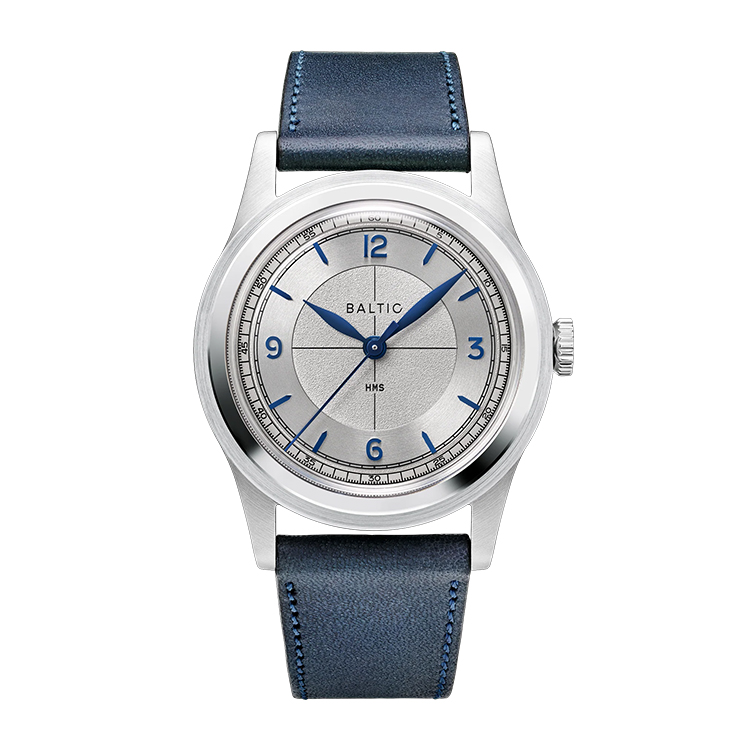 Baltic HMS 003 Silver Blue Grey Dial Straps