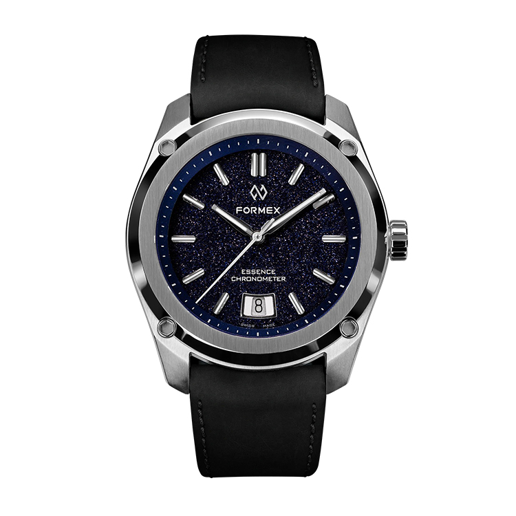 Formex Essence Thirtynine Automatic Chronometer Skye Aventurine Scottish Watches Blue/Navy Dial Straps