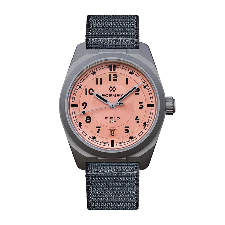 Formex Field Coho Salmon 40 mm Pink/Salmon Dial Straps