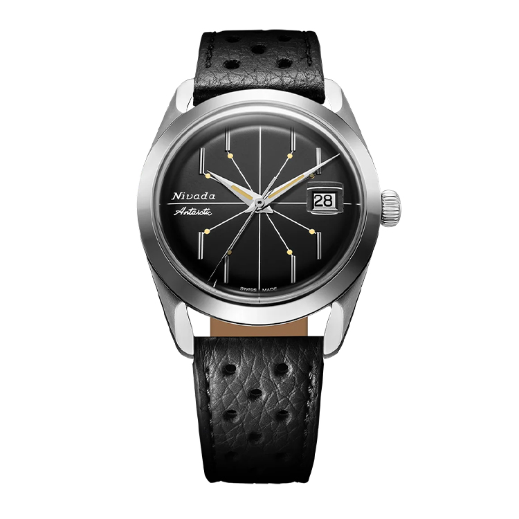 Nivada Grenchen Nivada Grenchen Antarctic Spider Black - 35Mm