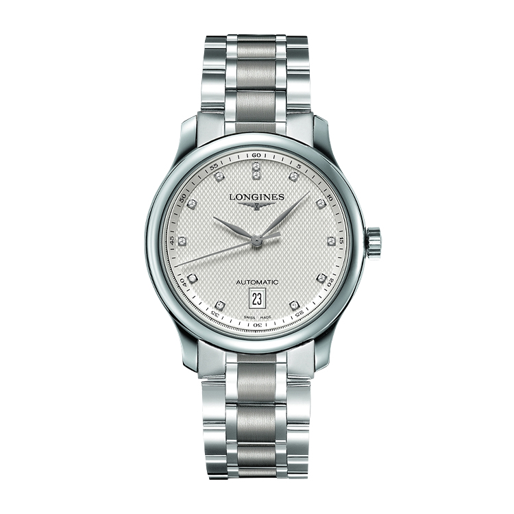 Longines Date 38.5 Stainless Steel Diamond