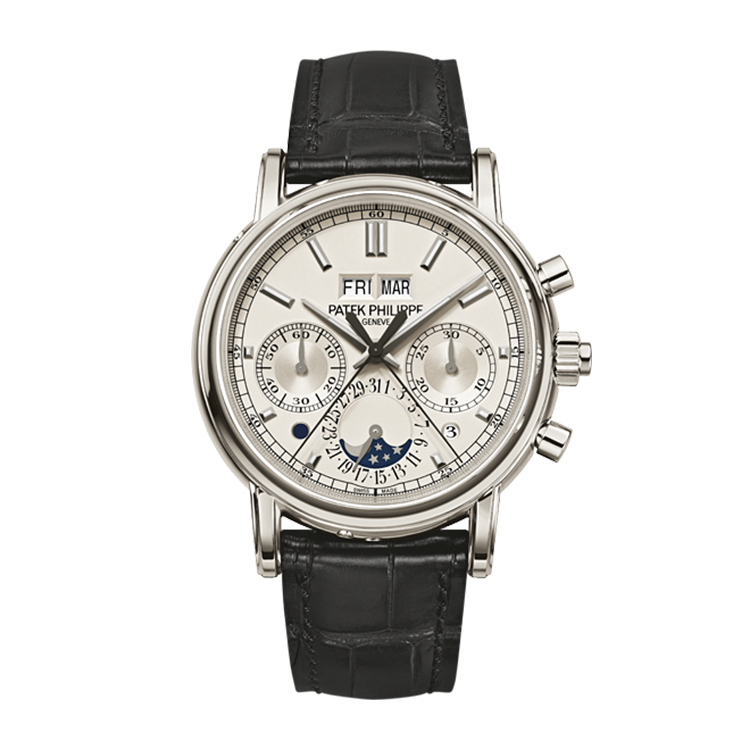 Patek Philippe Perpetual Calendar Split-Seconds Chronograph 5204 Platinum / Silver
