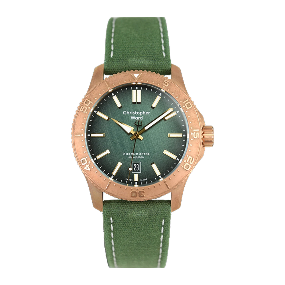 Christopher Ward Bronze Ombré Green COSC