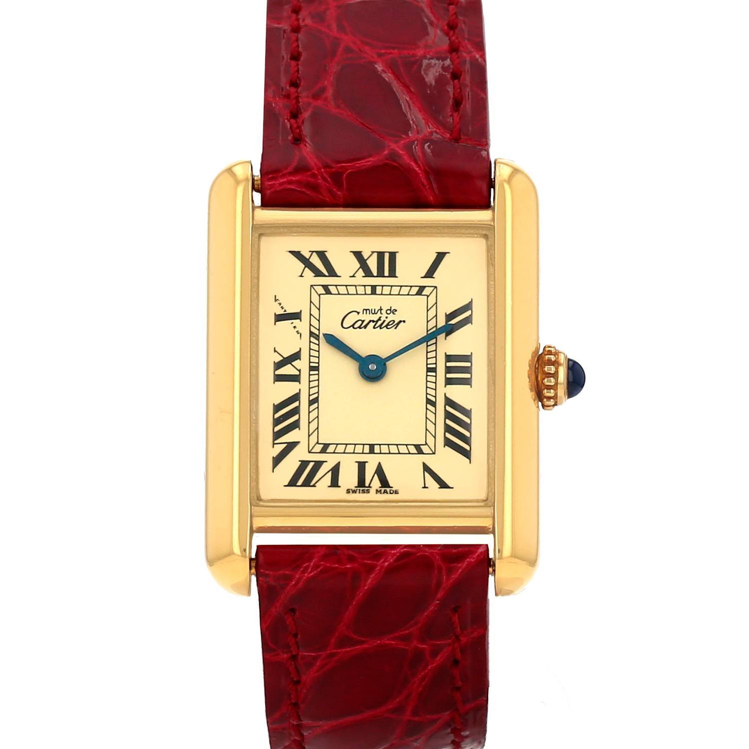Cartier Must de Cartier Tank Vermeil
