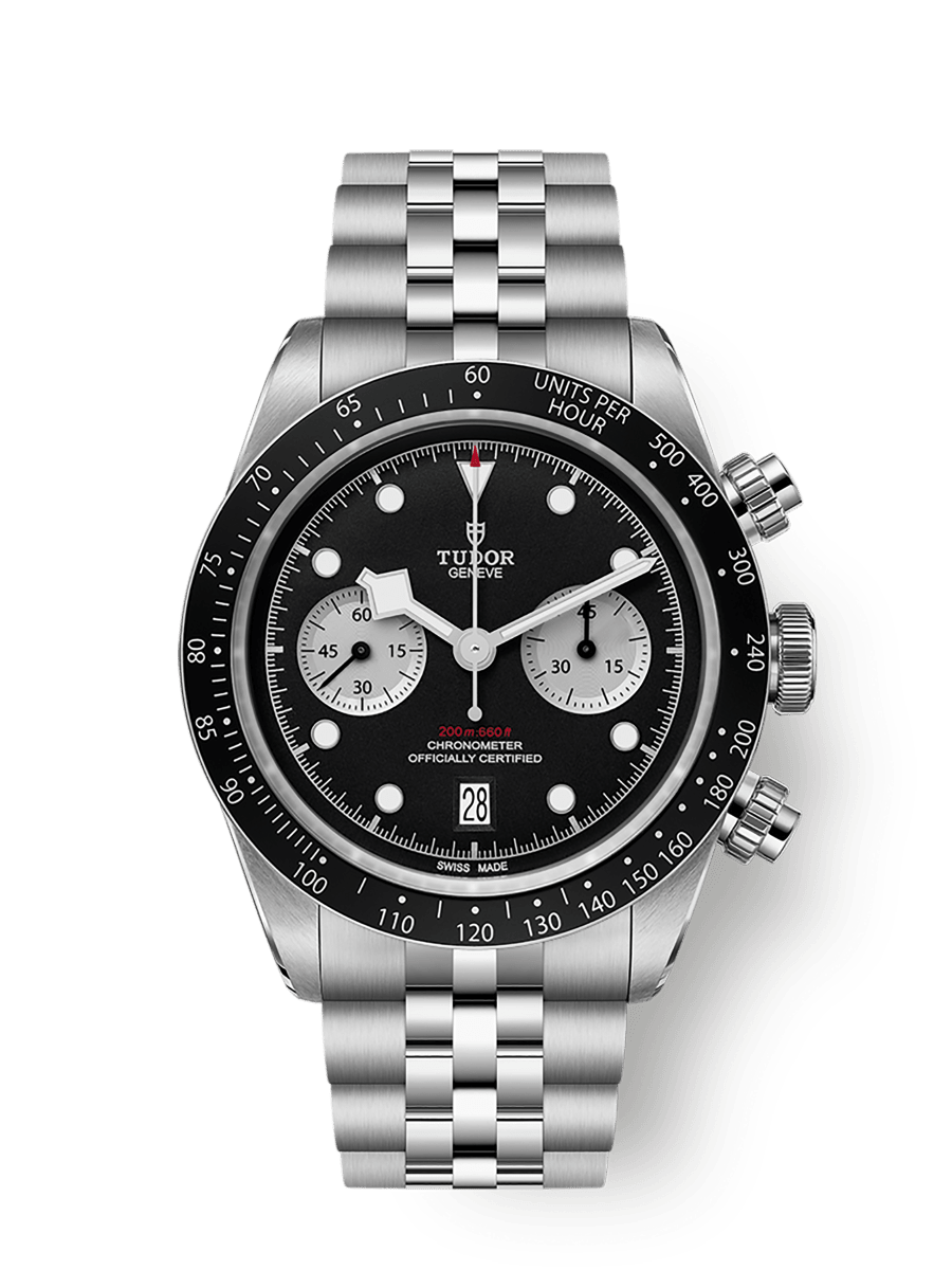Tudor Black Bay Chrono Black Dial Straps