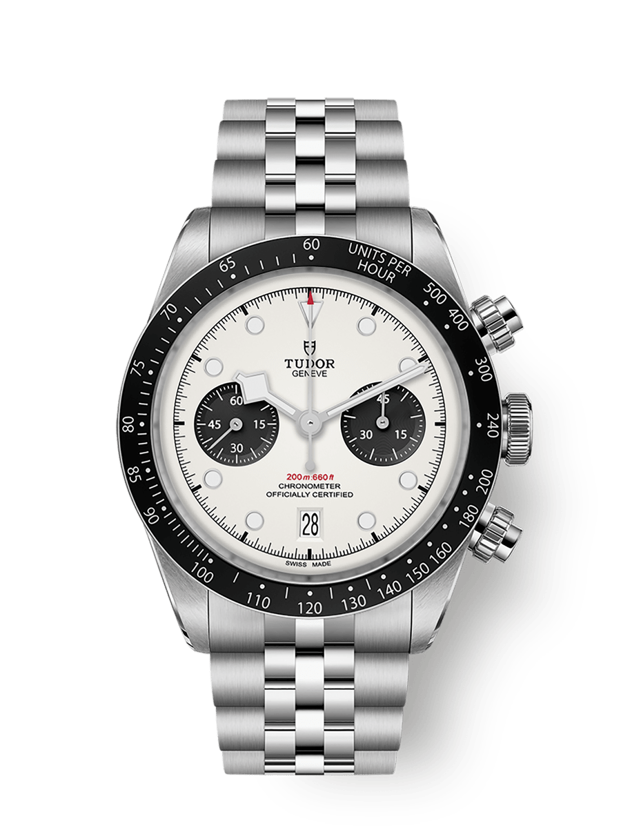 Tudor Black Bay Chrono White Dial Straps