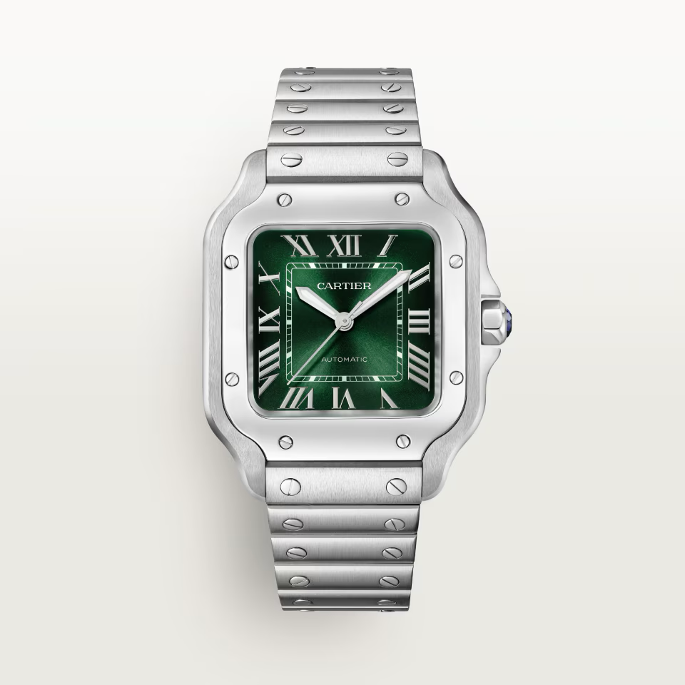 Cartier Santos de Cartier Medium Green