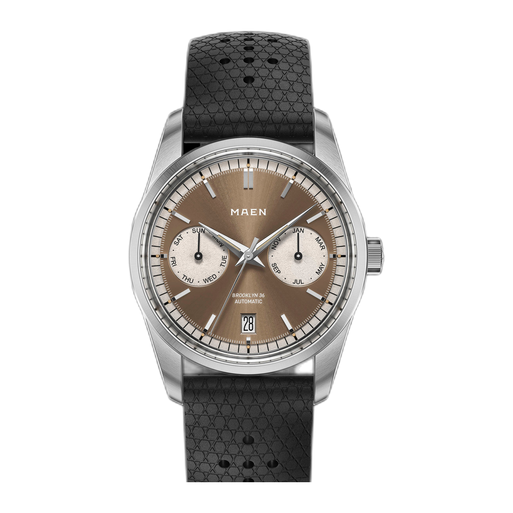 Maen Brooklyn 36 - M5.1.6 Brown Dial Straps