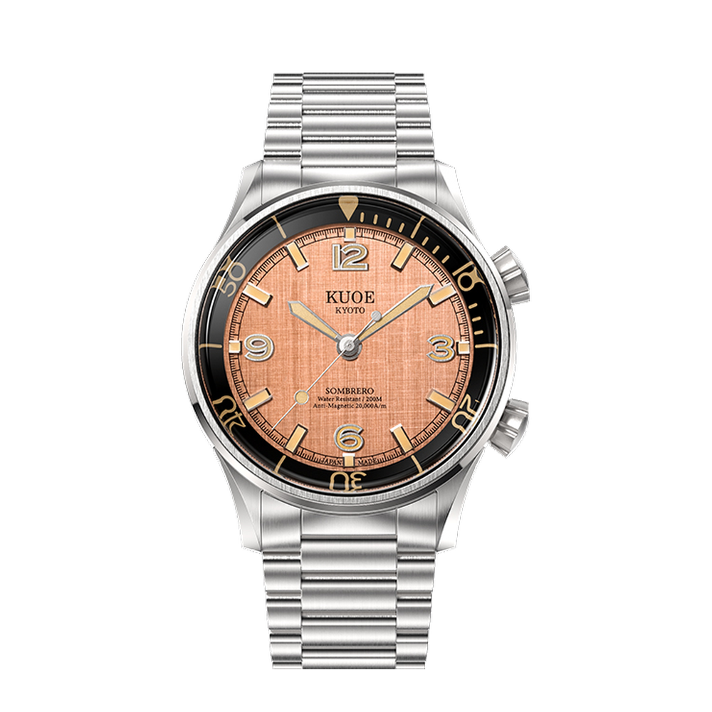 Kuoe Kyoto Salmon Pink Pink/Salmon Dial Straps