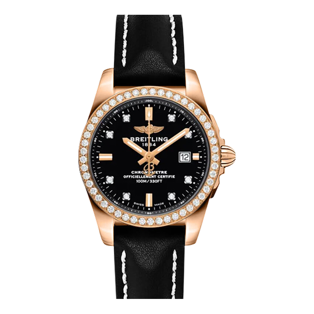 Breitling Rose Gold / Diamond / Trophy Black