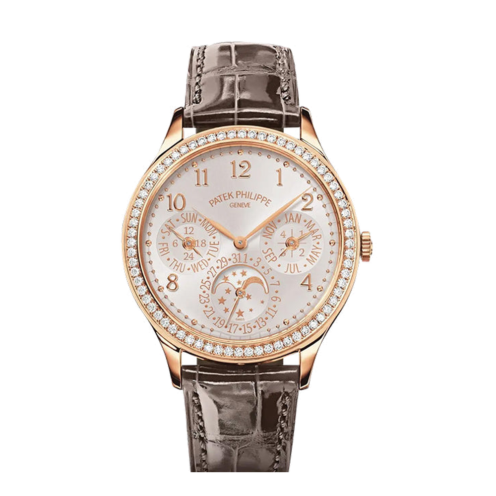 Patek Philippe Perpetual Calendar 7140 Rose Gold / Silver-white