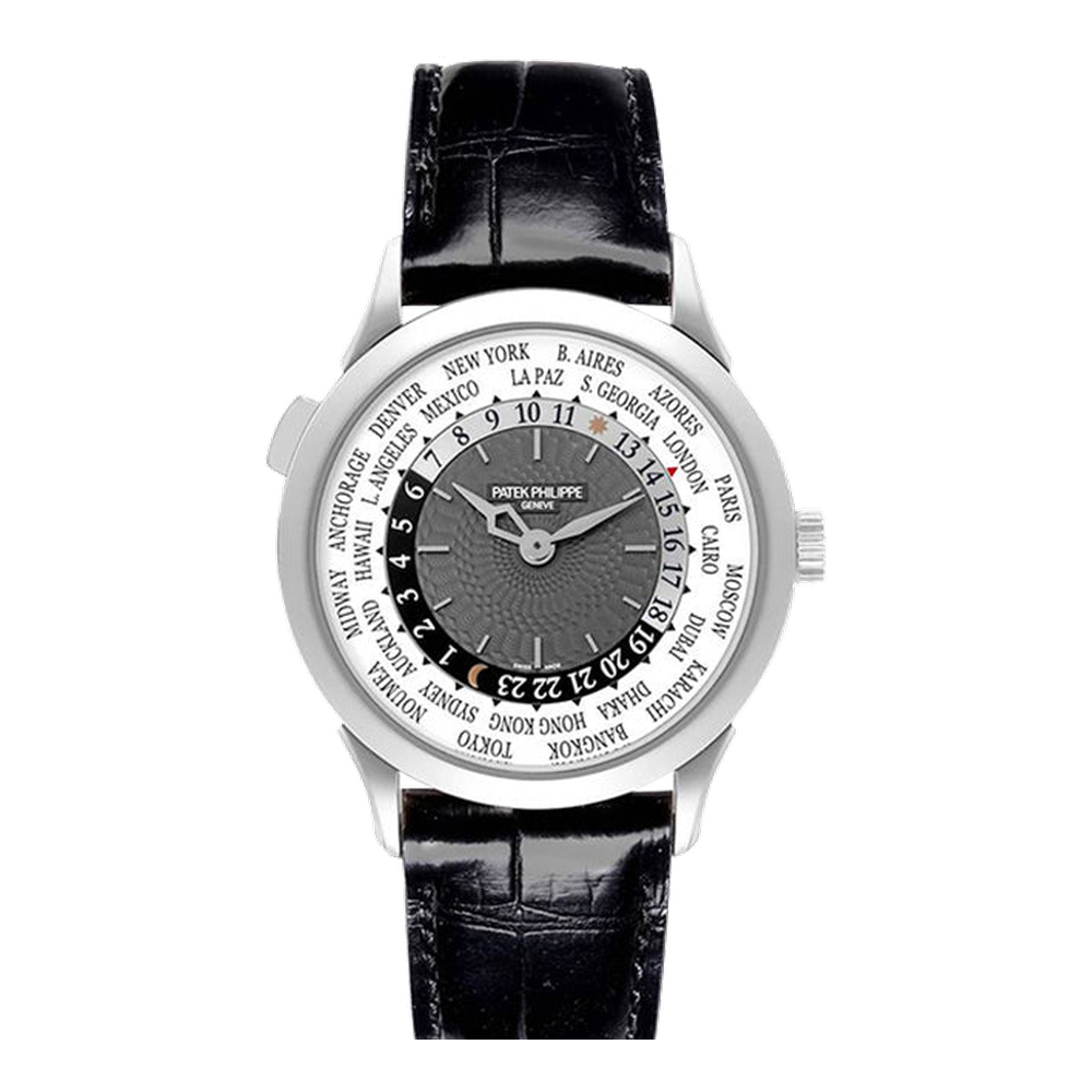 Patek Philippe World Time 5230 White Gold / Grey / Hong Kong