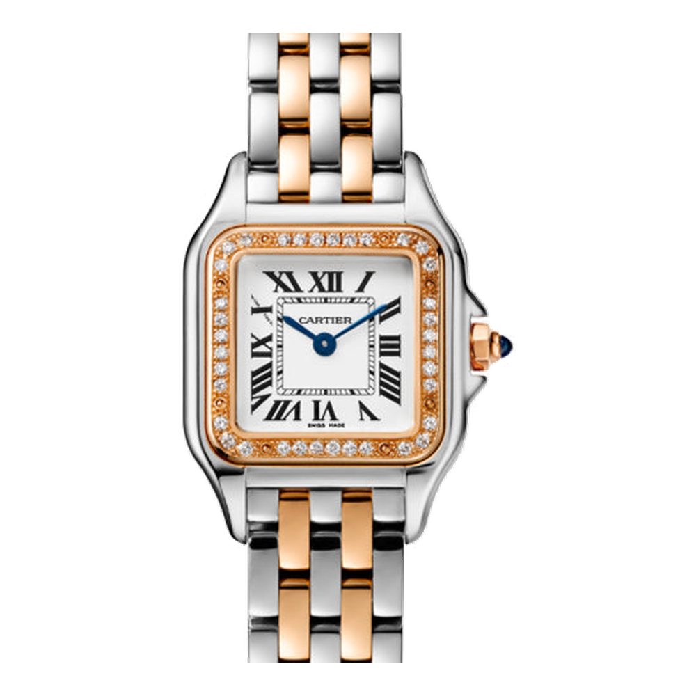 Cartier Panthere De Cartier Small White Dial Straps