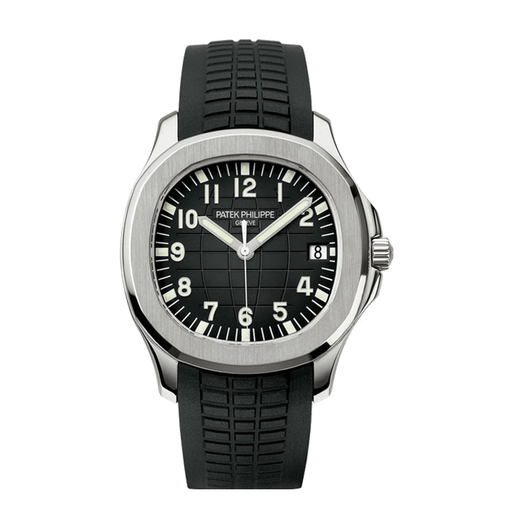 Patek Philippe Date, Sweep Seconds Black Dial Straps