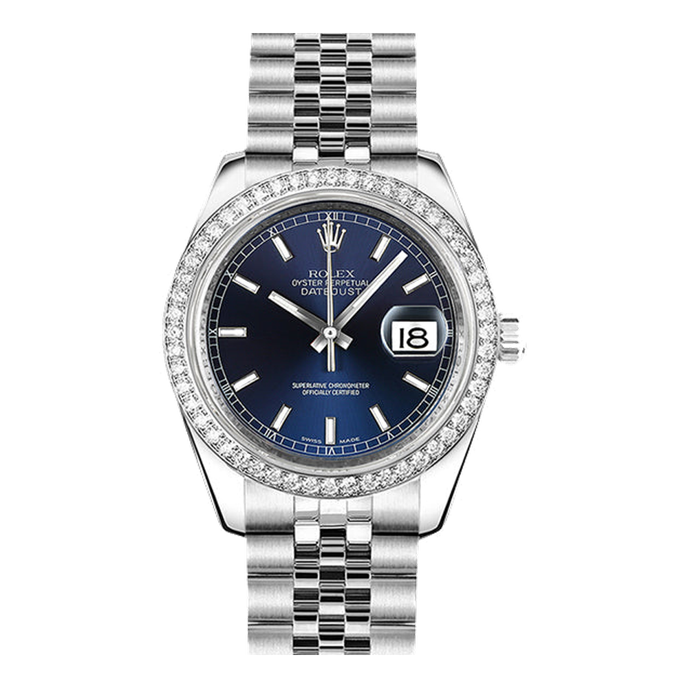 Rolex Datejust 31 Stainless Steel Diamond / Jubilee / Blue