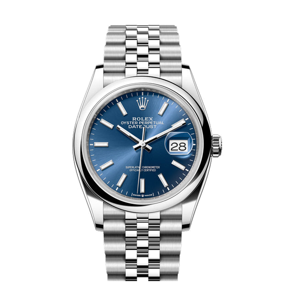 Rolex Datejust 36 Blue/Navy Dial Straps