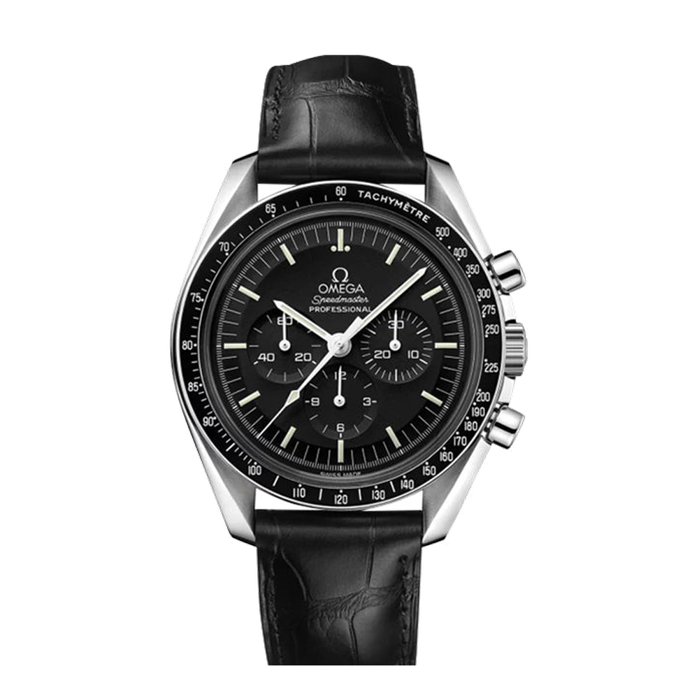Omega Speedmaster Professional Moonwatch Alaska Project III White Dial Straps