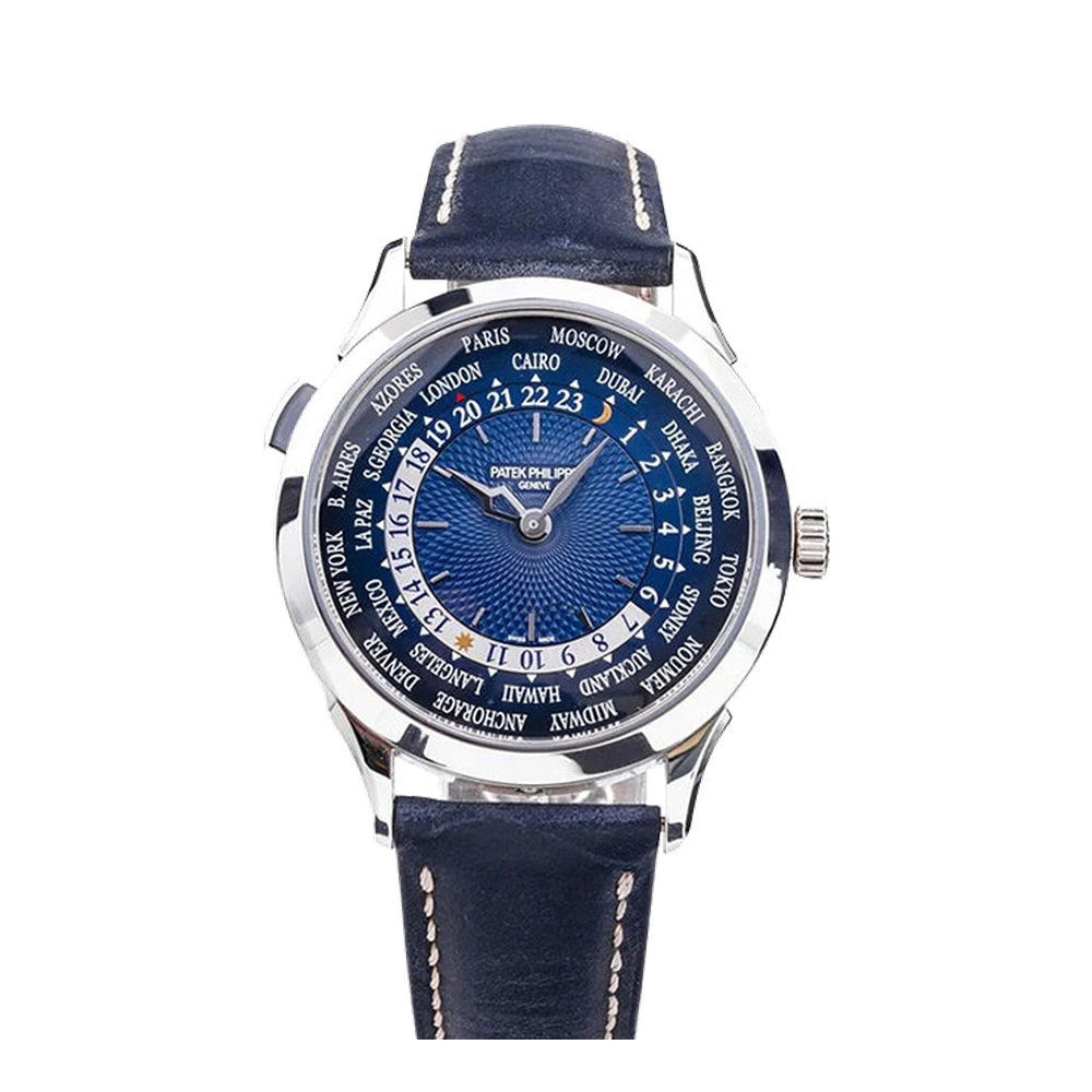 Patek Philippe World Time 5230 Platinum / Blue