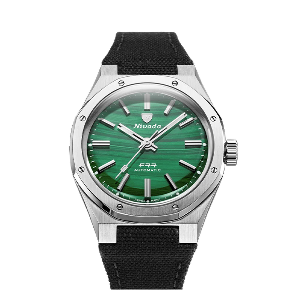 Nivada Grenchen F77 Sst Malachite Mk1 - 37Mm