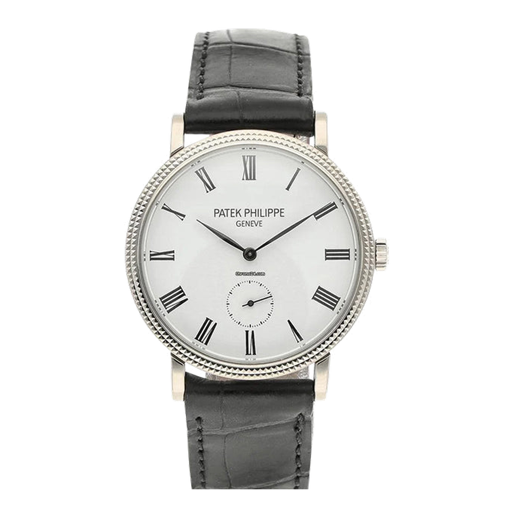 Patek Philippe Calatrava 7119 White Gold White Dial Straps