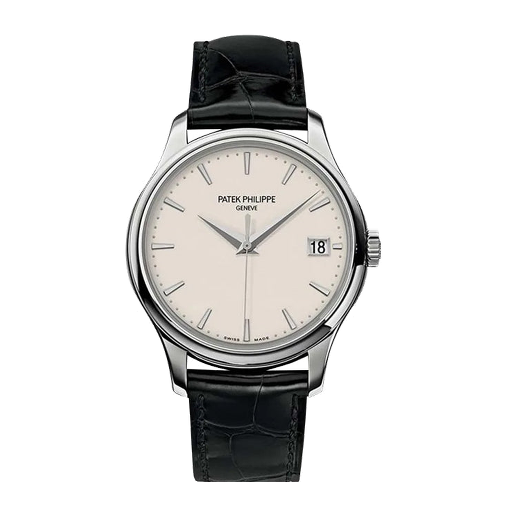 Patek Philippe Calatrava 5127 White Gold White Dial Straps
