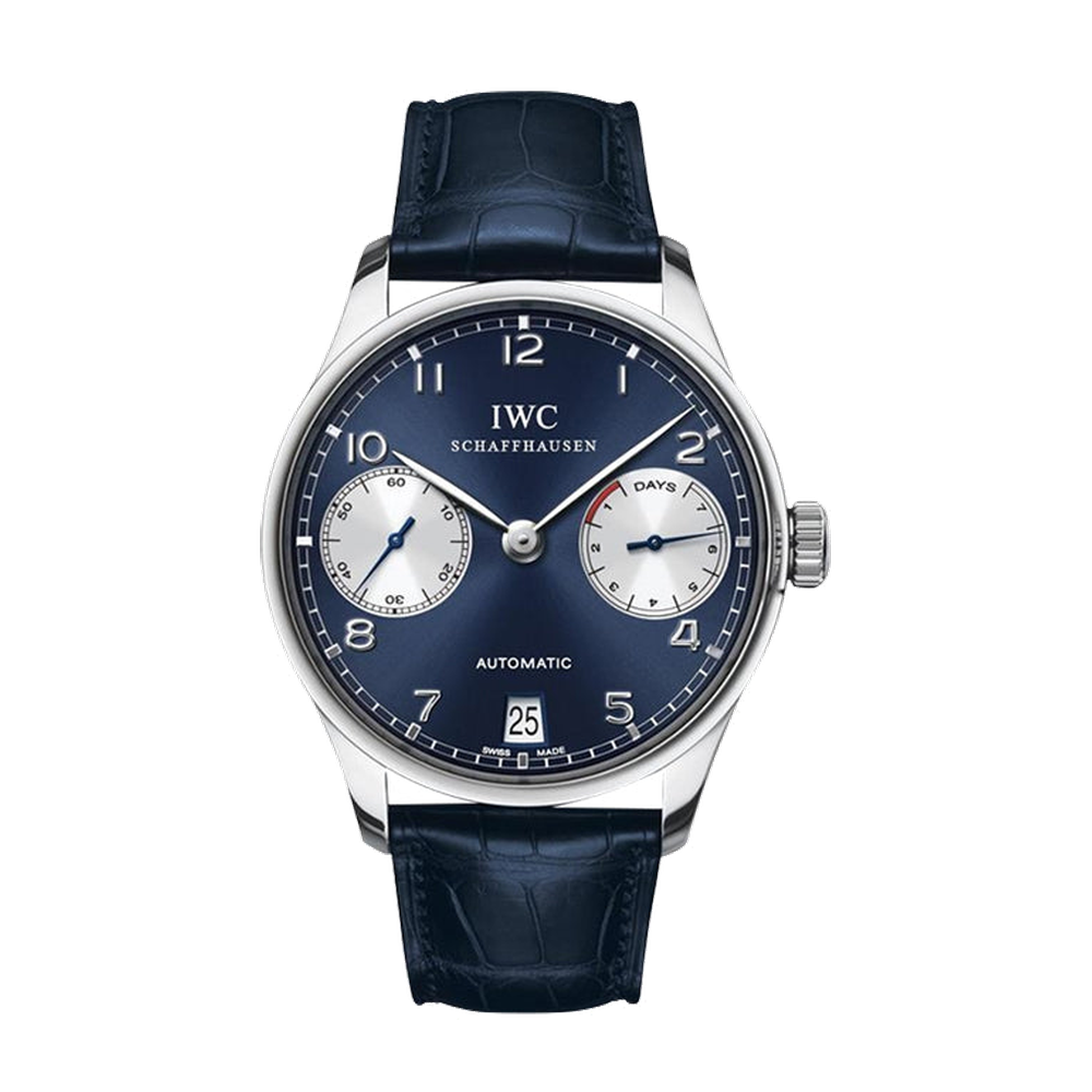 IWC Portuguese Automatic Laureus Blue/Navy Dial Straps